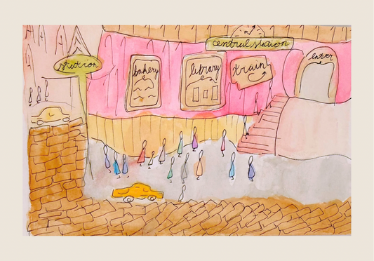 The Metro - Art Print