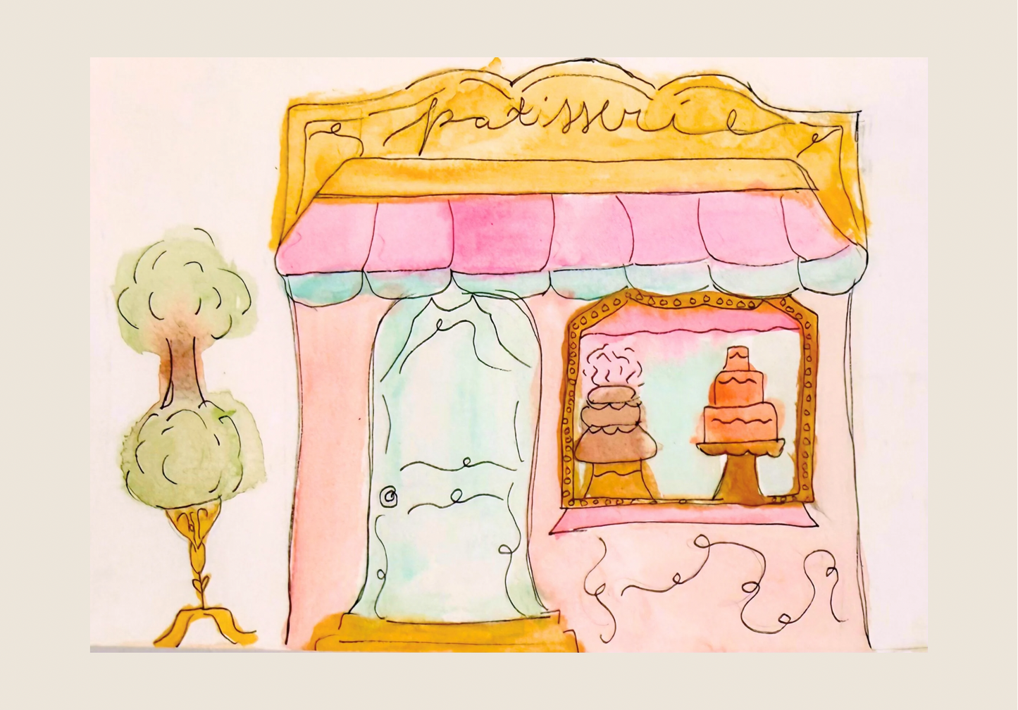 French Bakery - Art Print