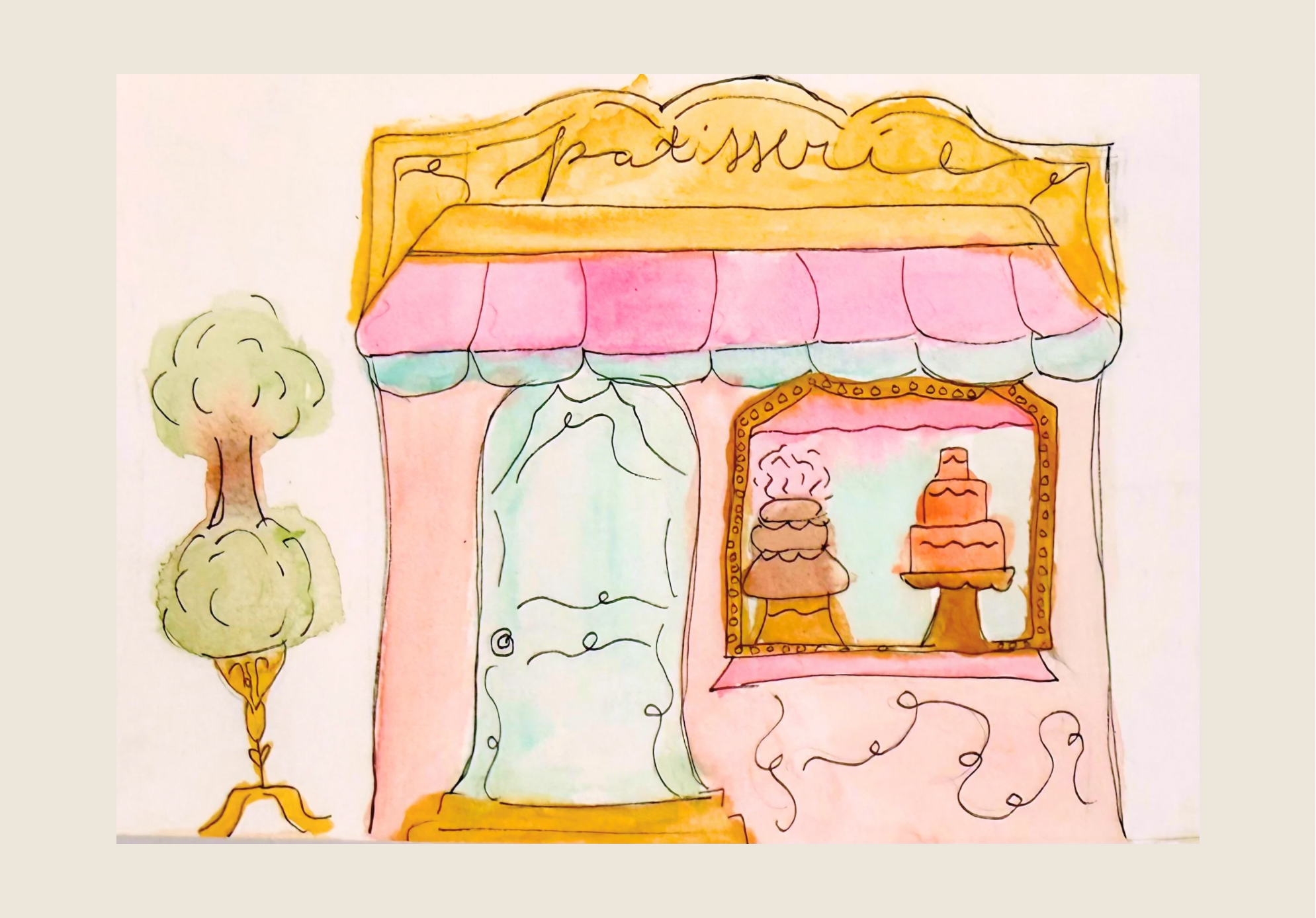 French Bakery Art Print